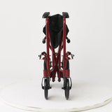 Medline Basic Aluminum Transport Chair with 8" Wheels Blue 