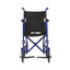 Medline Basic Aluminum Transport Chair with 8" Wheels Blue 