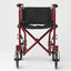 Medline Basic Aluminum Transport Chair with 8" Wheels Blue 