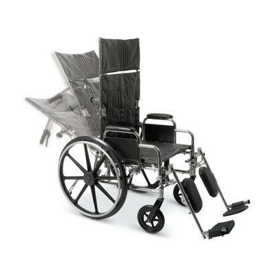 Medline Excel Reclining Wheelchairs 18" Seat 