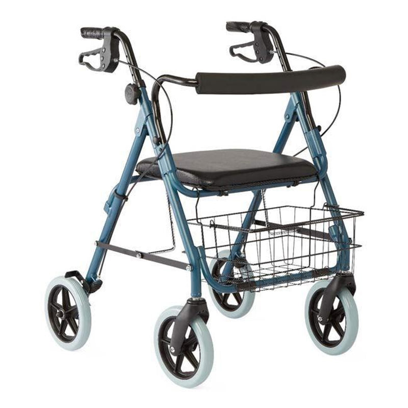 Guardian® Deluxe Rollator with 8" Wheels Blue 