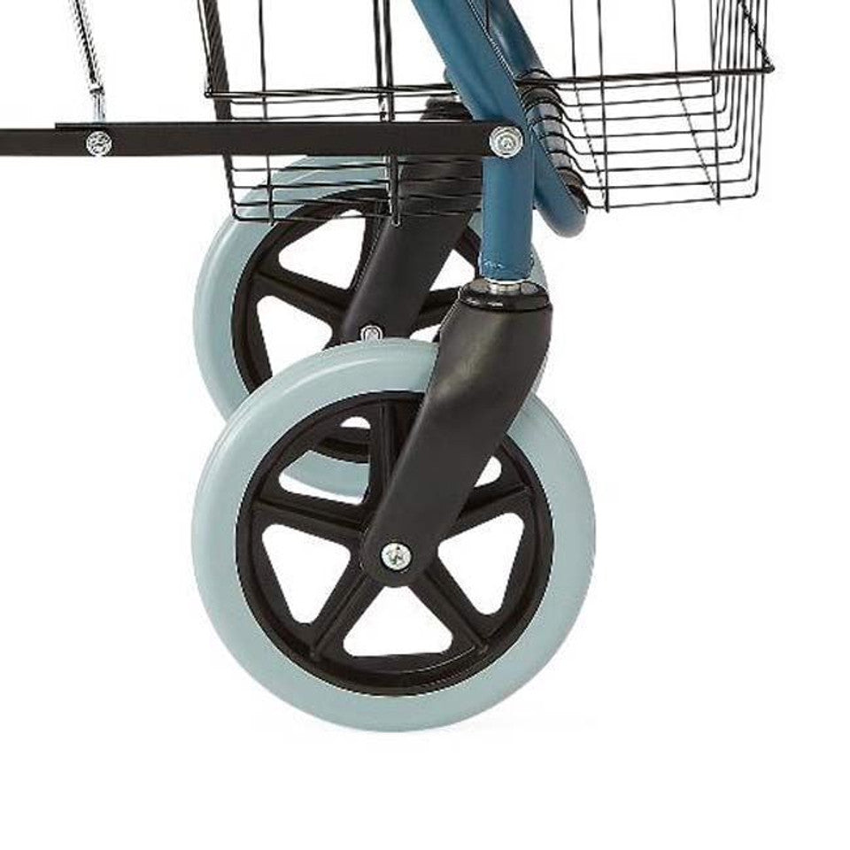 Guardian® Deluxe Rollator with 8" Wheels Blue 