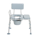 Guardian® Padded Transfer Bench with Commode Opening 