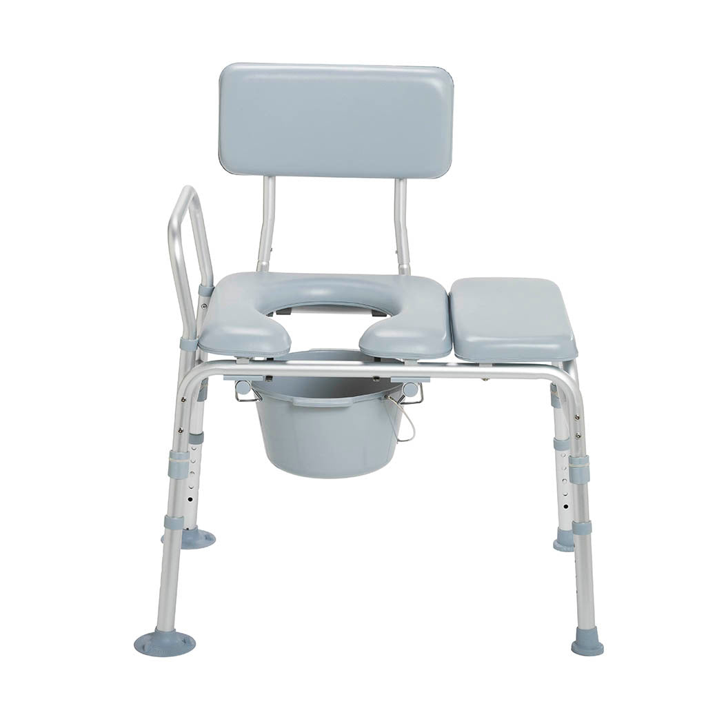 Guardian® Padded Transfer Bench with Commode Opening 