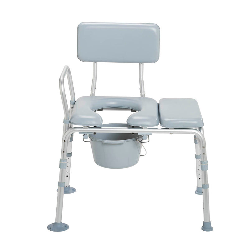 Guardian® Padded Transfer Bench with Commode Opening 