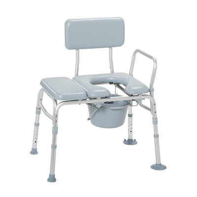 Guardian® Padded Transfer Bench with Commode Opening 