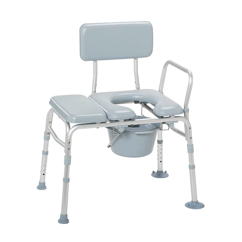 Guardian® Padded Transfer Bench with Commode Opening 