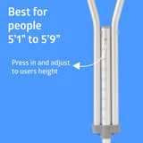 Guardian® Red Dot Crutches Adult 