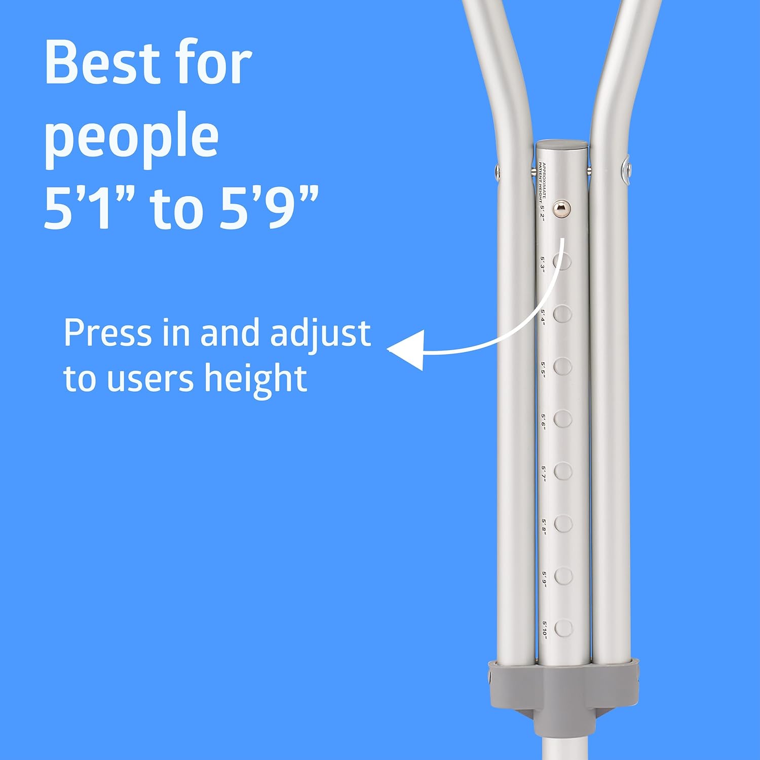 Guardian® Red Dot Crutches Adult 