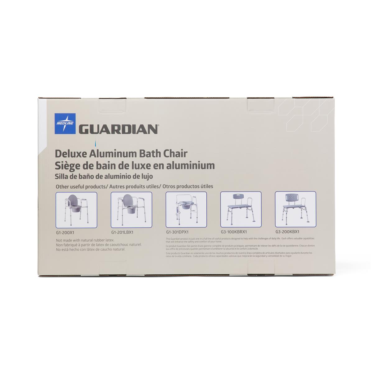 Guardian® Shower Chair with Back 300 lb. 