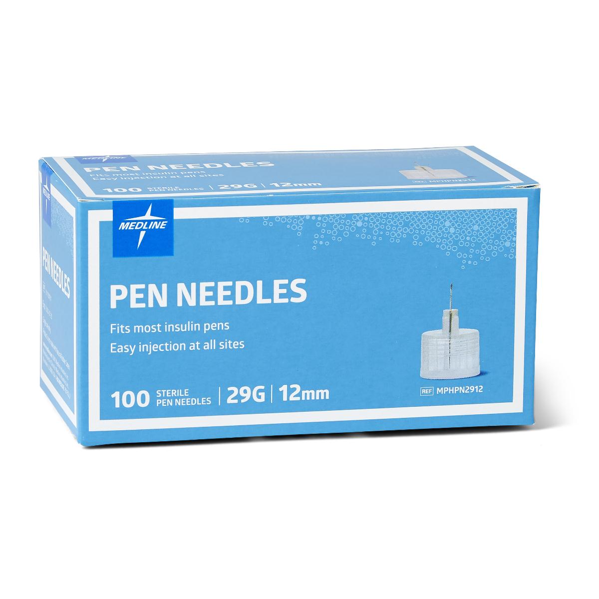 Medline Pen Needles 29 Gauge 12 mm 