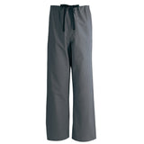 Medline PerforMAX Unisex Reversible Scrub Pants with Front Drawstring Black XS 