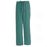 Medline PerforMAX Unisex Reversible Scrub Pants with Front Drawstring Black XS 