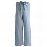Medline PerforMAX Unisex Reversible Scrub Pants with Front Drawstring Black XS 
