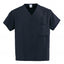 Medline PerforMAX Unisex Reversible V-Neck Scrub Tops with 2 Pockets Black XS 