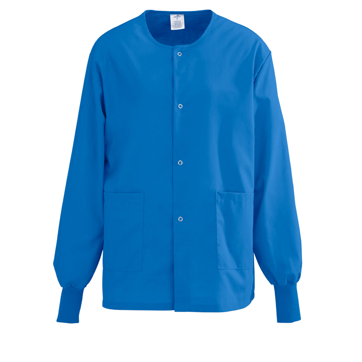 Medline PerforMAX Unisex Snap Front Warm Up Jackets Black XS 