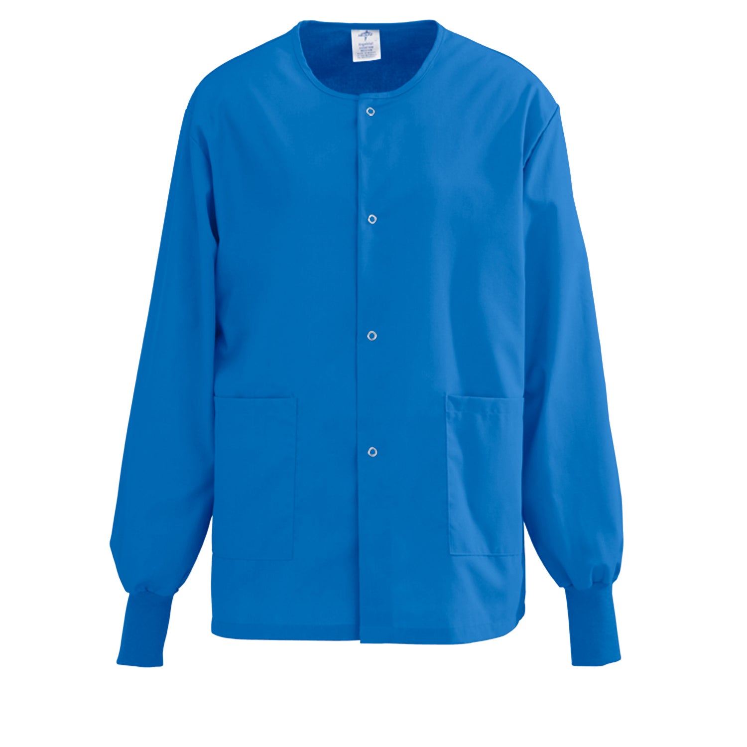 Medline PerforMAX Unisex Snap Front Warm Up Jackets Black XS 