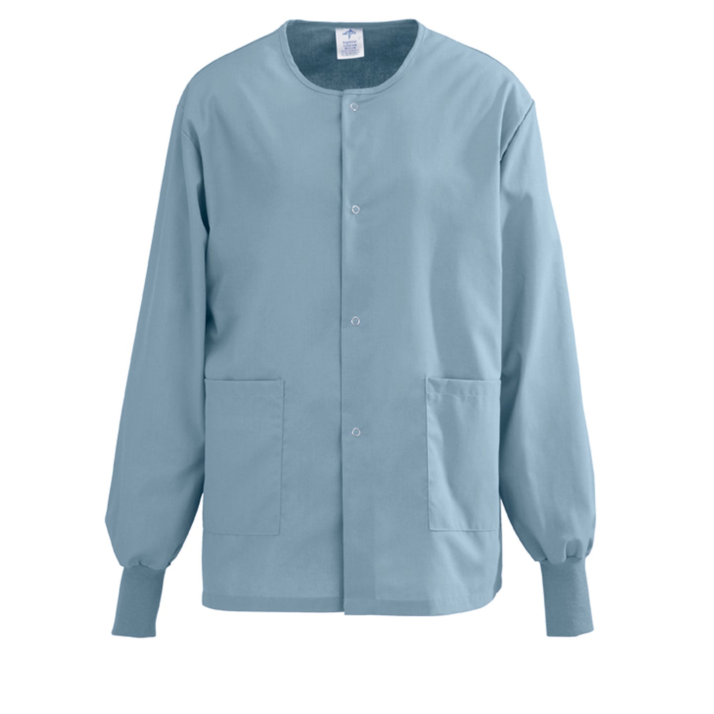 Medline PerforMAX Unisex Snap Front Warm Up Jackets Black XS 