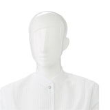 Medline ResiStat® Mens Static & Fluid-Resistant Barrier Lab Coat XS White 