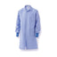 Medline ResiStat® Mens Static & Fluid-Resistant Barrier Lab Coat in Ceil Blue