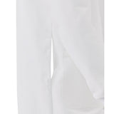 Medline ResiStat® Mens Static & Fluid-Resistant Barrier Lab Coat XS White 