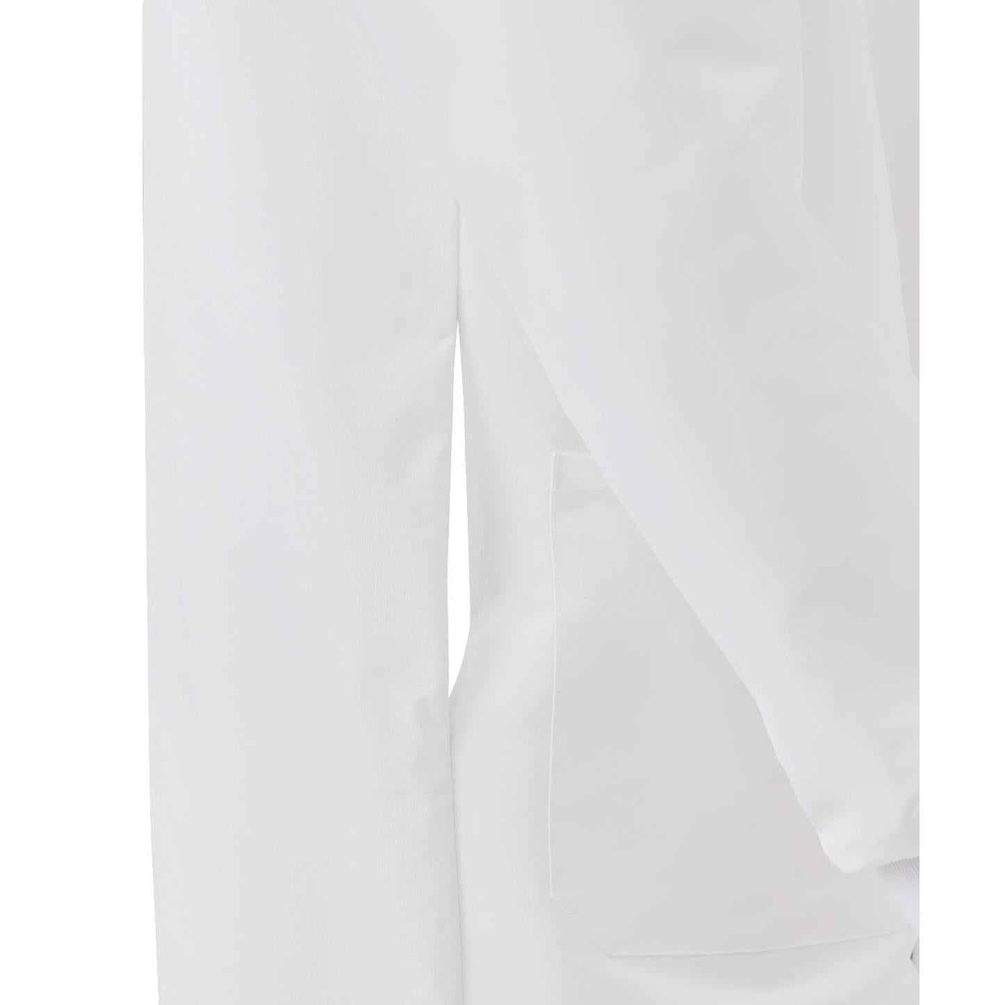 Medline ResiStat® Mens Static & Fluid-Resistant Barrier Lab Coat XS White 