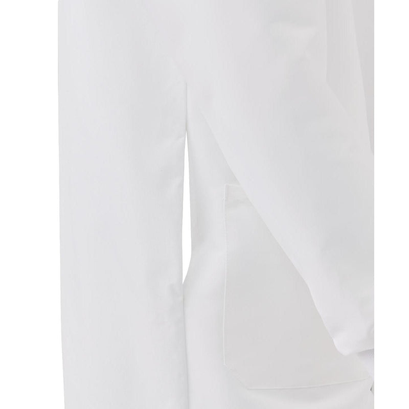 Medline ResiStat® Mens Static & Fluid-Resistant Barrier Lab Coat XS White 