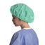 Medline CRI1005 Medline Single-Ply Polypropylene Bouffant Caps, CAP,BOUFFANT,SPUNBOND,GREEN,24", 500 Each / Case