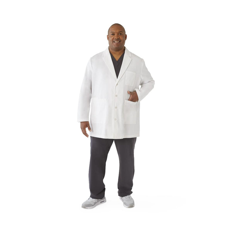 Medline Unisex Consultation-Length Labs Coats XS 