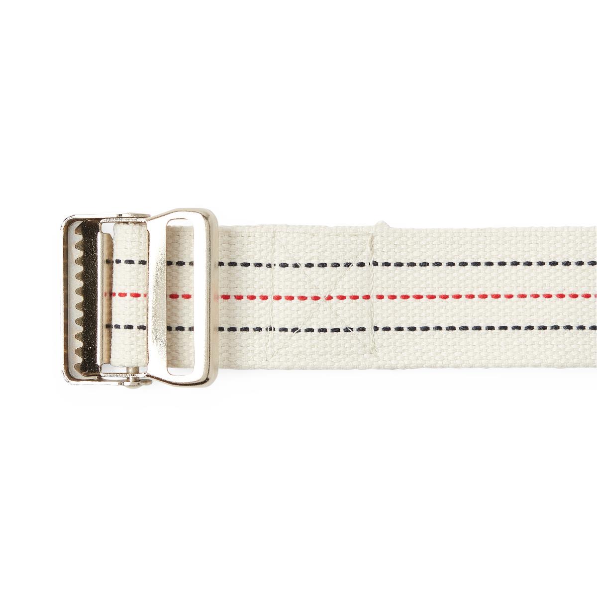 Medline Washable Cotton Pinstripe Gait Belts 60" 