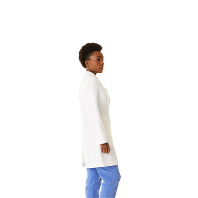 Medline Women's Staff Length 6-Pocket Lab Coats XS 