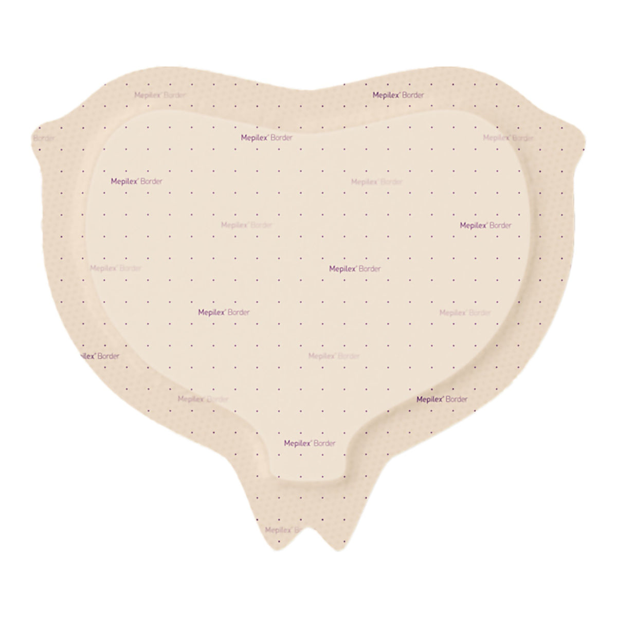 Mepilex® Border Sacrum Foam Dressing 9-1/5" x 9-1/5" 1 Each 