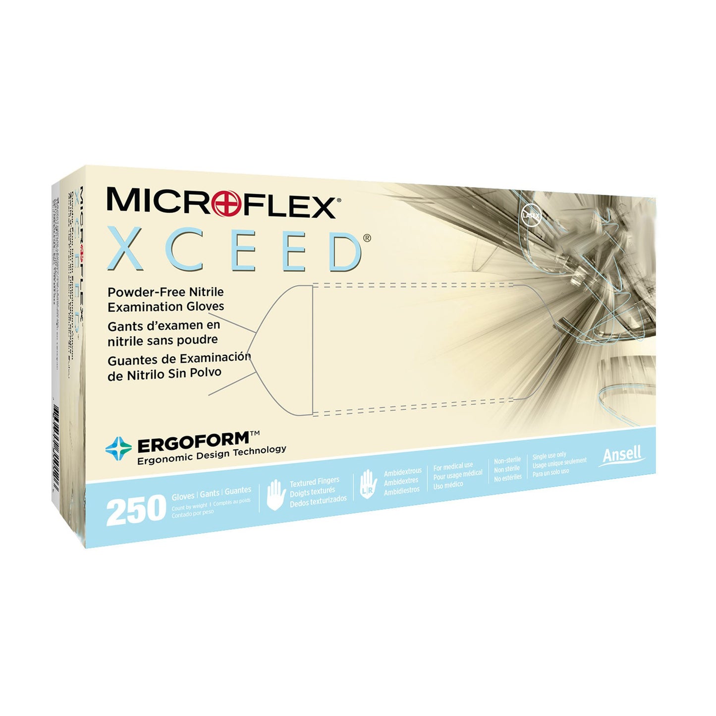 Microflex® Xceed® Nitrile Gloves XS Box of 250 