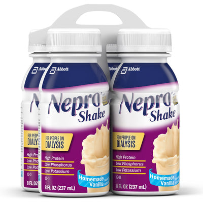 Nepro® with Carbsteady® Therapeutic Nutrition for People on Dialysis Vanilla Bottle Pack of 4