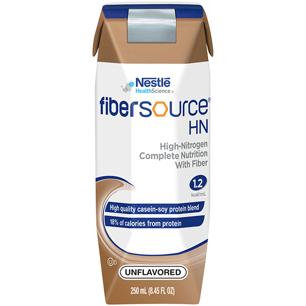 Nestle Tube Feeding Formula Fibersource HN 250 mL Case of 24 