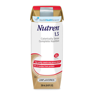 Nestle Tube Feeding Formula Nutren Unflavored Liquid 250 mL Nutren 1.5 Case of 24