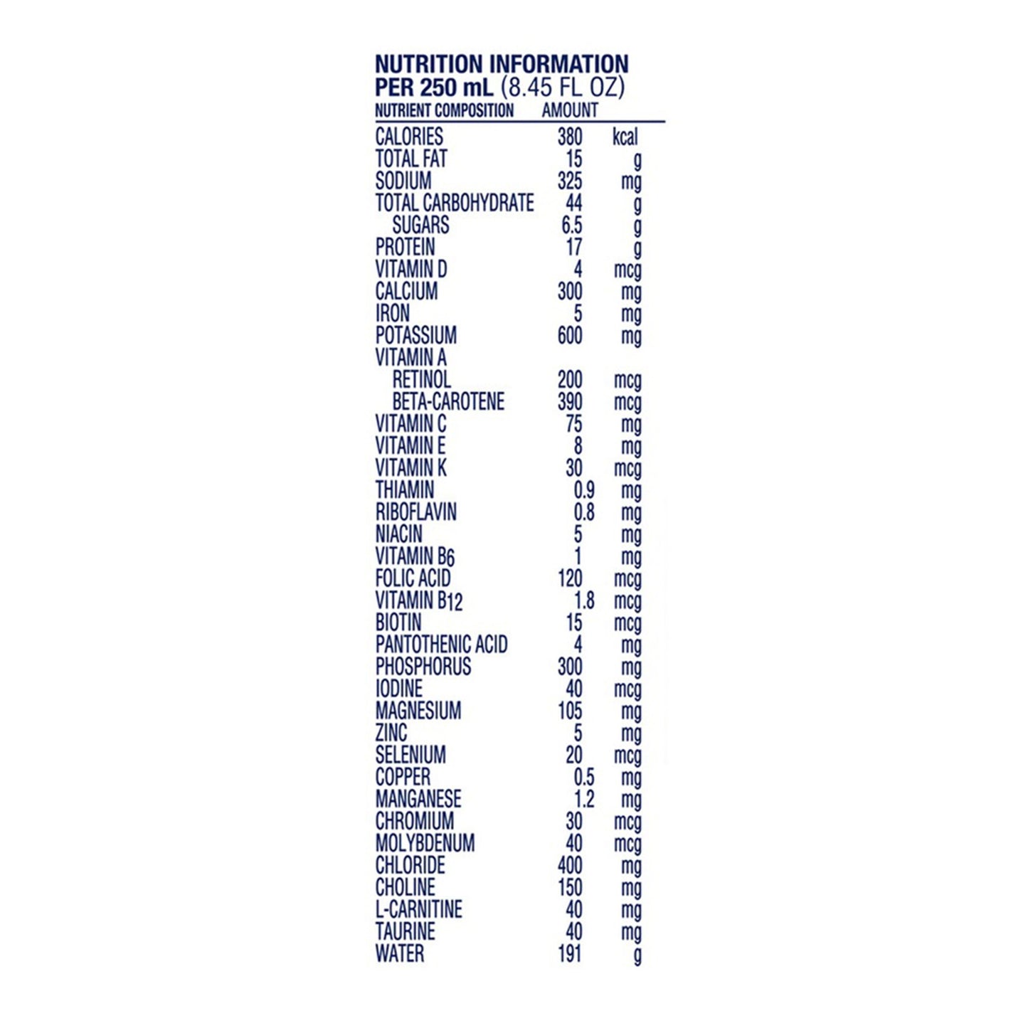 Tube Feeding Formula Nutren® Unflavored Liquid