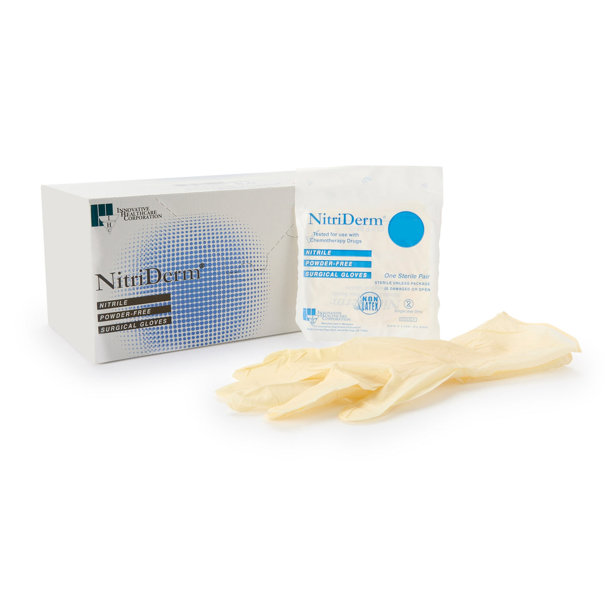 NitriDerm® Nitrile Surgical Glove 6.5 Box of 50 