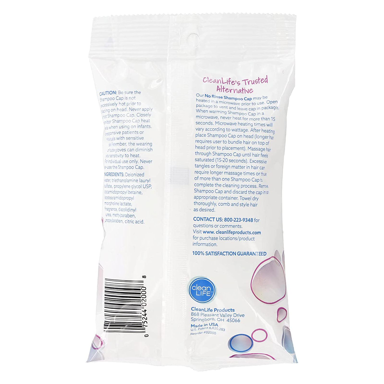 No Rinse® Shampoo Cap 1 Each 