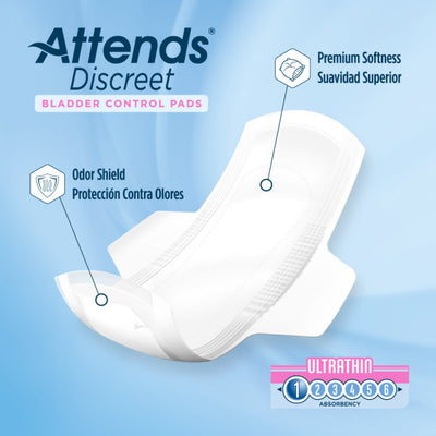 Attends® Discreet Women's Bladder Control Pads