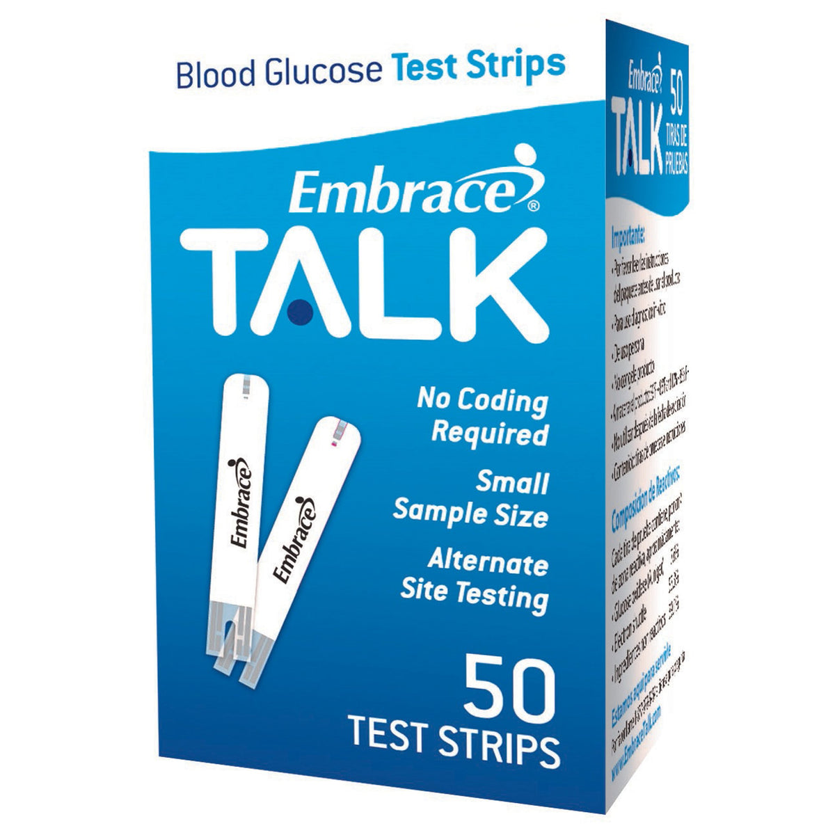 Omnis Health Embrace Blood Glucose Test Strips 
