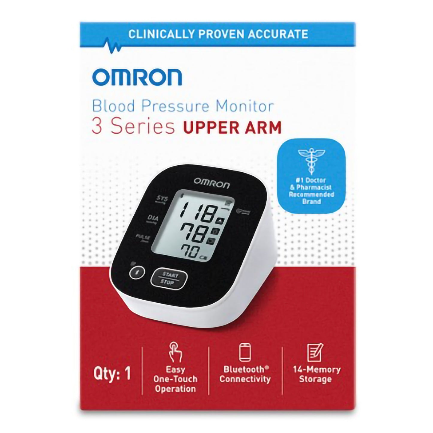 Omron 3 Series® Upper Arm Blood Pressure Monitor 