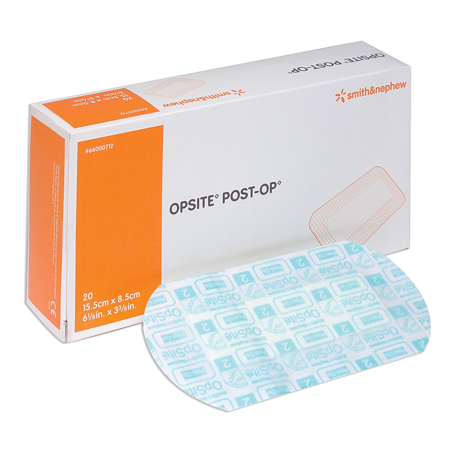 OpSite Post Op Transparent Film Dressing with Pad 3-3/8" x 6-1/8" 1 Each 