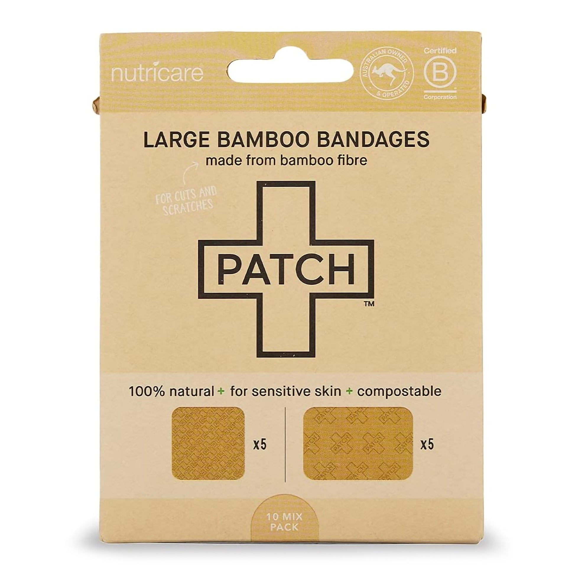 Patch™ Adhesive Strip Tan 2" x 3" / 3" x 3" 1 Each