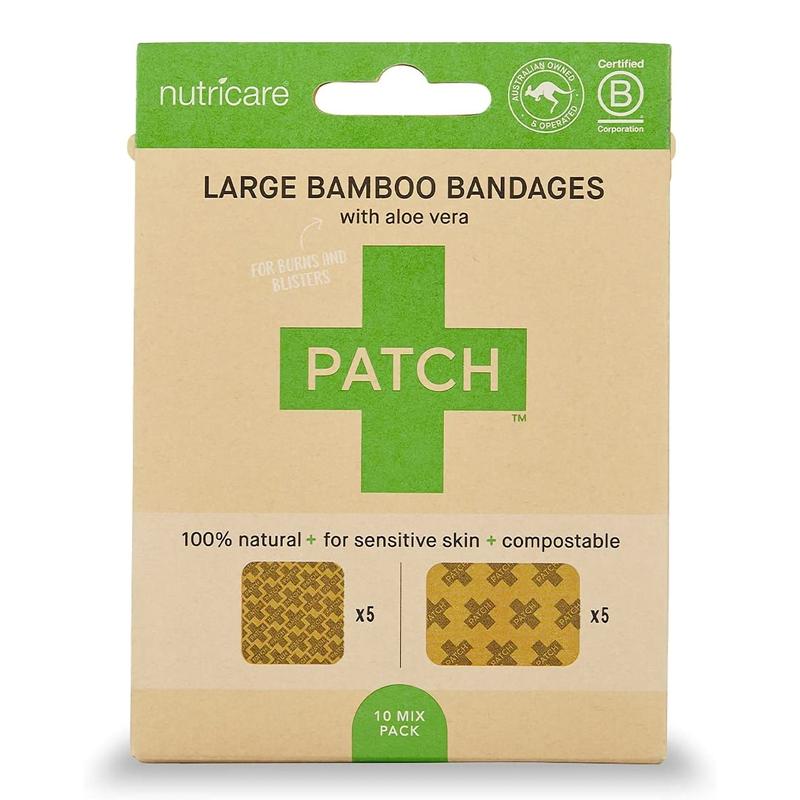 Patch™ Adhesive Strip with Aloe Vera Tan 2" x 3" / 3" x 3" Box of 5