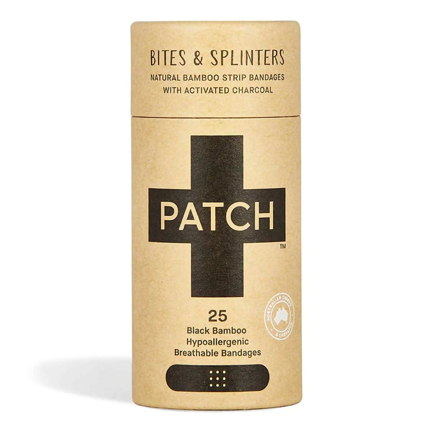 Patch™ Adhesive Strip with Charcoal Black 3/4" x 3" Case of 24