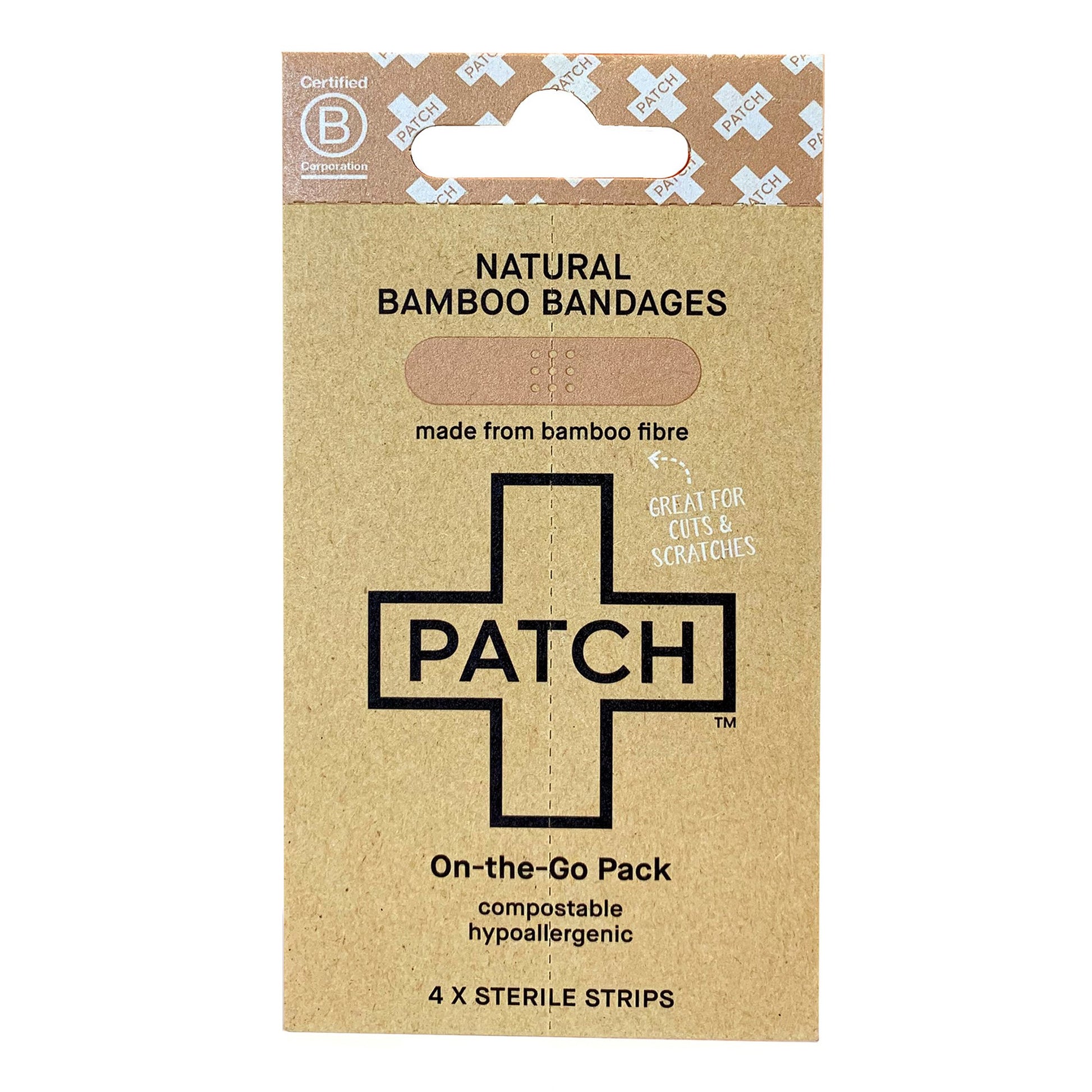 Patch™ On The Go Pack Adhesive Strip Tan 3/4" x 3" 1 Each