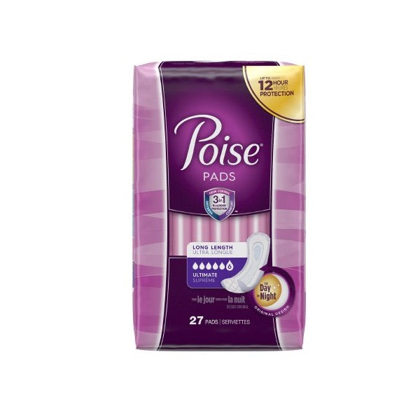 Poise Heavy Bladder Control Pads 3 x 11 Inch Length Case of 84 