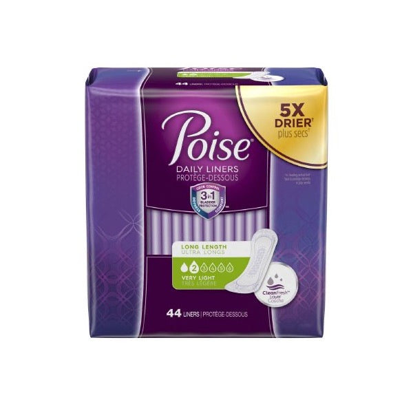 Poise Light Bladder Control Pads 8-1/2 Inch Length Case of 264 