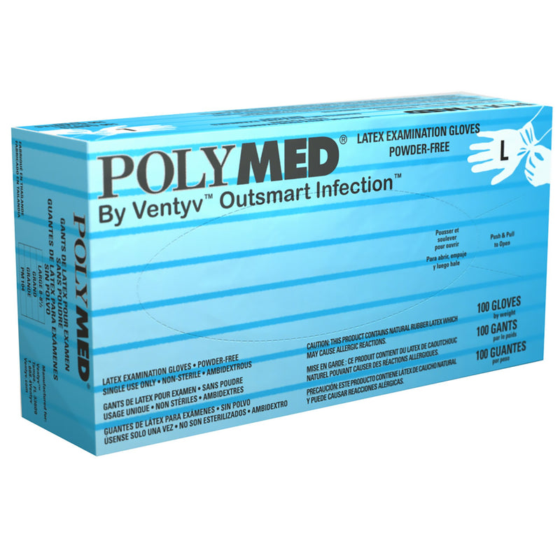 Polymed® Latex Exam Glove XS Box of 100 